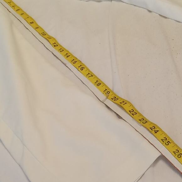 J. Jill Essential Women's White Cotton Stretch Pants - Size 8 - Picture 8 of 9